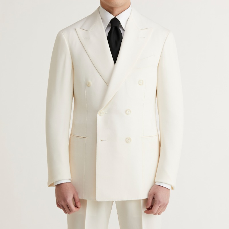 [ PREMIUM RENT ] 코랄로로쏘 CORALLO ROSSO DOUBLE BREASTED SUIT X ITALY, EUROTEX IVORY SUIT